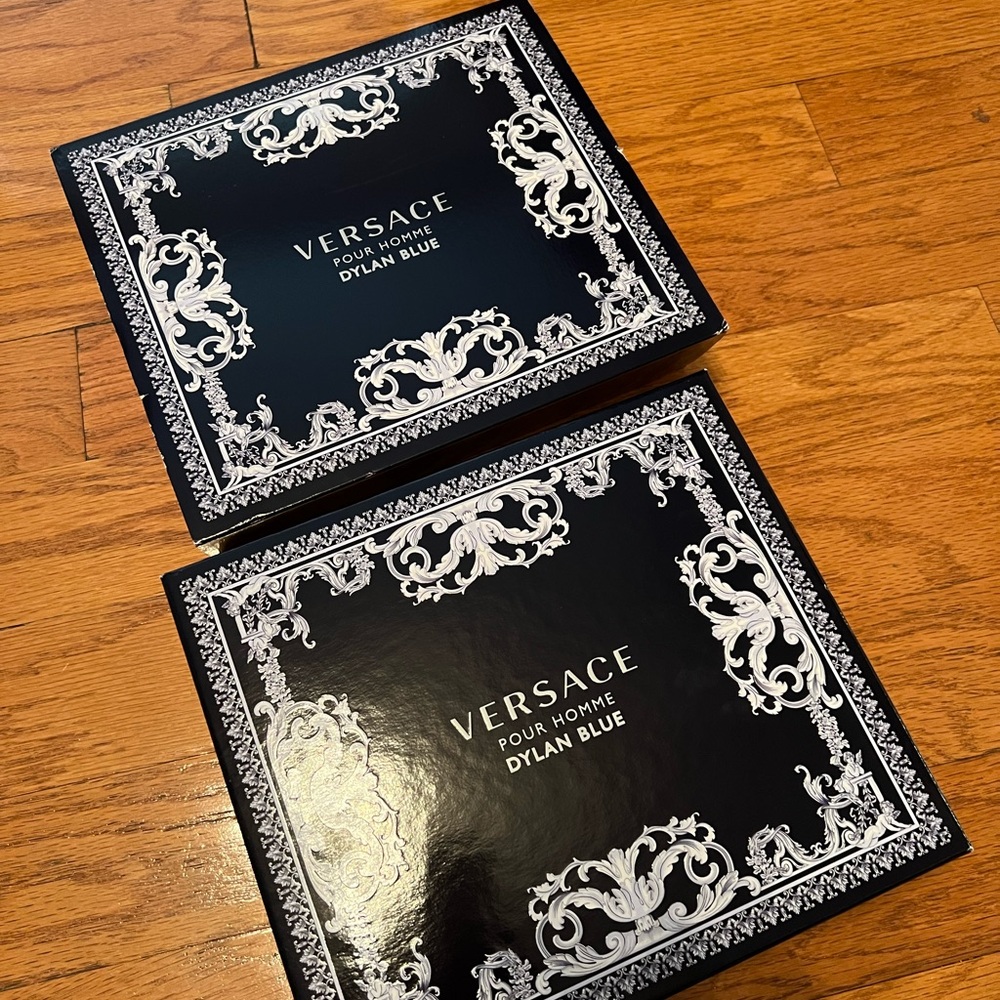 Versace Dylan Blue Black and White Gift Box Set